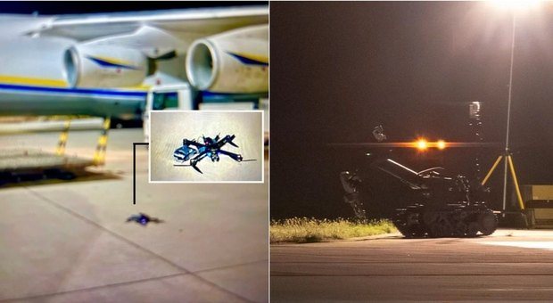 Біля українського літака в аеропорту Лейпцига виявили дрон із вибуховою речовиною