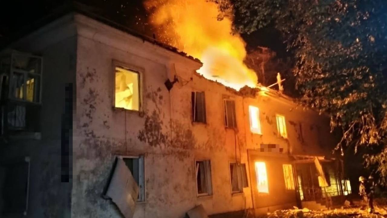 Російські дрони вночі вдарили по Лозовій: загинула жінка, троє постраждали