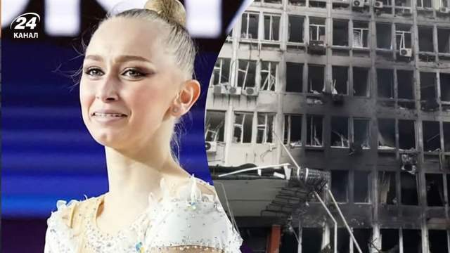 Чемпіонка Європи з гімнастики Онопрієнко потрапила під обстріл Києва